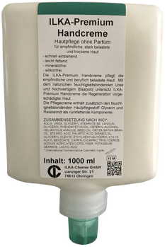 ILKA-Premium Handcreme ILKA-Premium Handcreme Hydratisierende Hautpflegecreme für stark belastete und trockene Haut