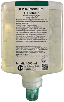 ILKA-Premium Handrein Neutrales Waschgel ohne Parfüm, mit Lebensmittelzulassung